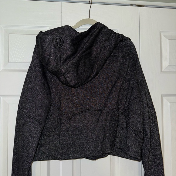 Lululemon cropped sparkle hooded scuba - Picture 8 of 8